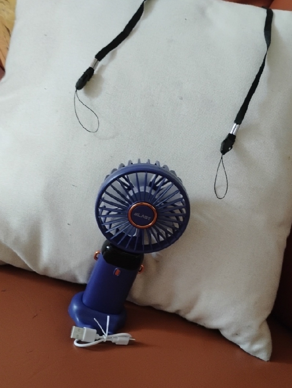Indigo Portable Handheld Fan - Rechargeable